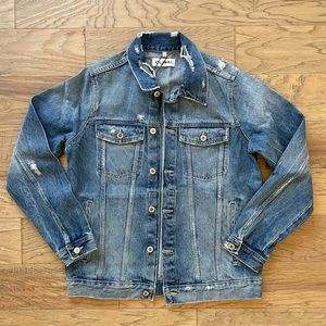 DL1961 distressed denim jacket